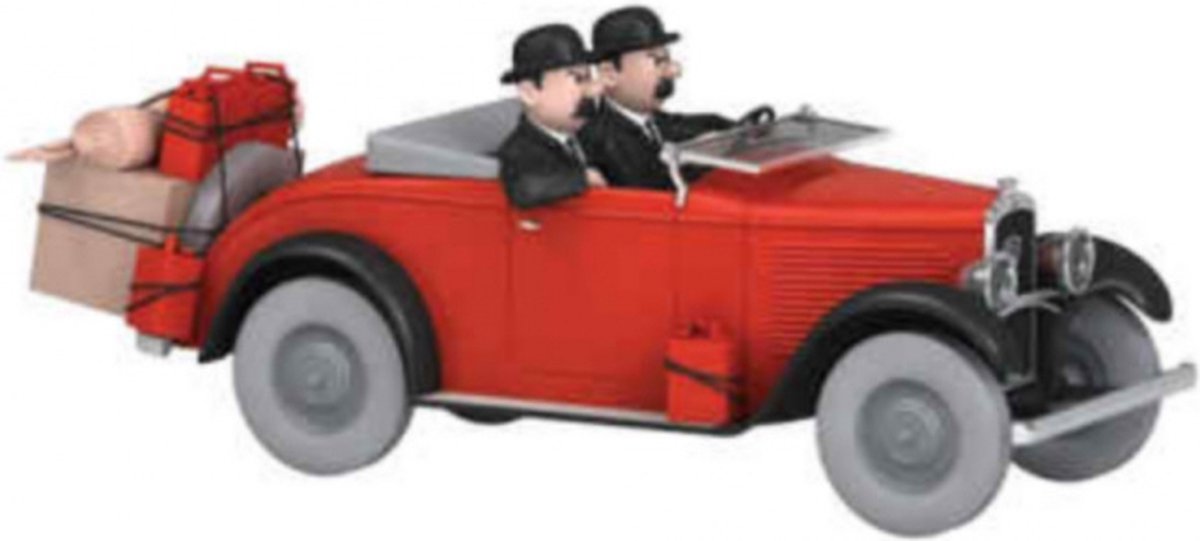 Voiture de collection Tintin, Les Dupondt dans la 201 cabriolet