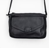 Bag2Bag Leren Schoudertas Dames Cadiz zwart Limited Edition