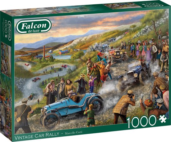 Falcon puzzel Vintage Car Rally - Legpuzzel - 1000 stukjes | bol.com
