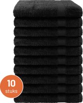 EM Bath Handdoeken – Zwart – 50 x 100 cm – Set van 10