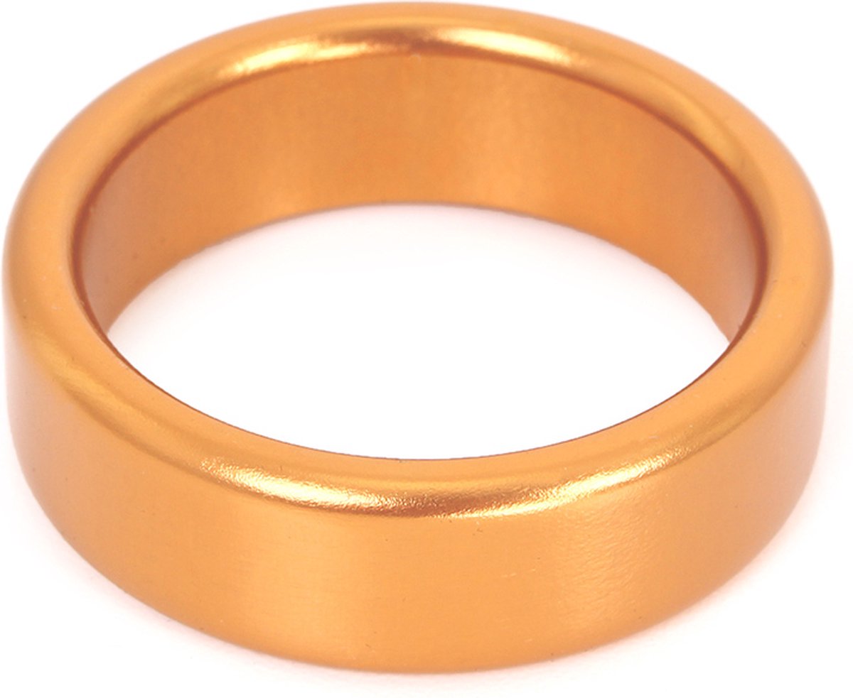 Goedkoopste Cockring Gold Aluminium 40 mm | Kiotos Steel