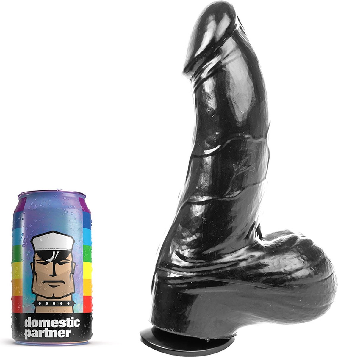 Goedkoopste Domestic Partner - Dildo Grenadier - Large - Zwart