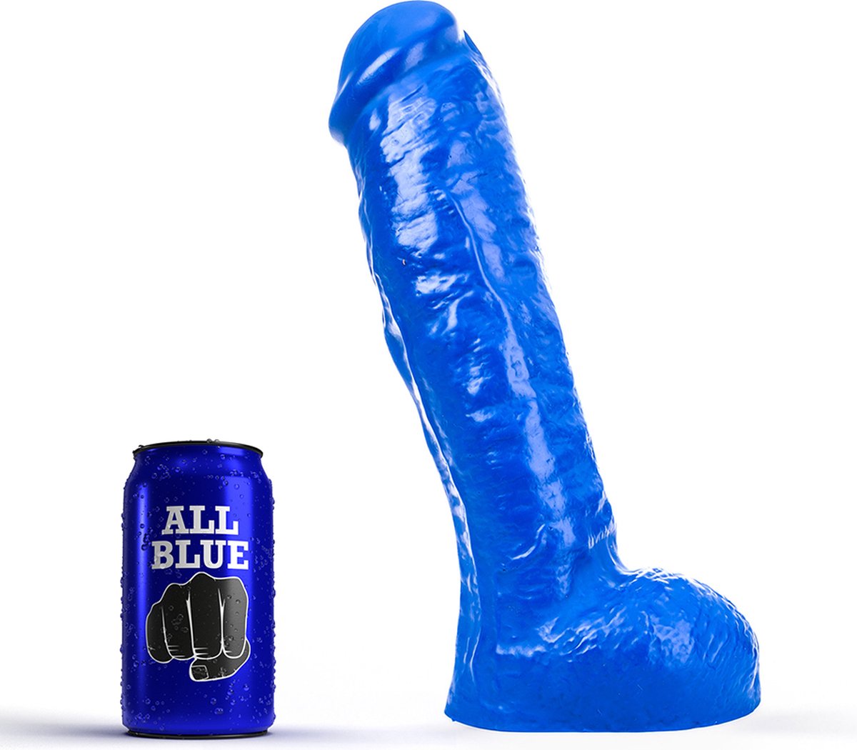 Goedkoopste All Blue Dildo 29 x 5,5 cm - blauw