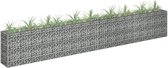 vidaXL Gabion plantenbak verhoogd 360x30x60 cm gegalvaniseerd staal