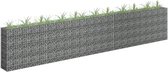 vidaXL Gabion plantenbak verhoogd 450x30x90 cm gegalvaniseerd staal