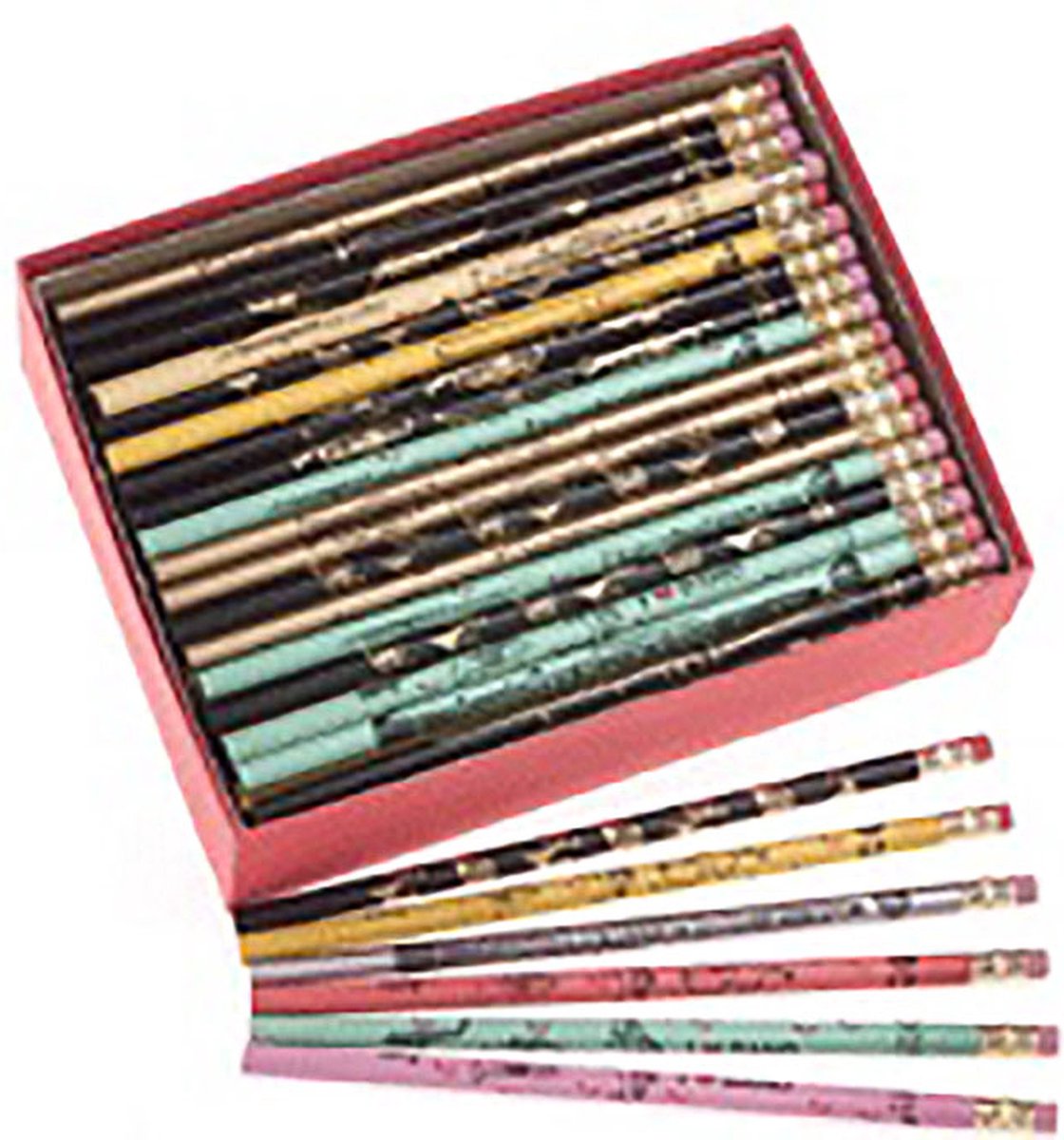 Doos Potloden Muziekmotieven, 144 stuks
