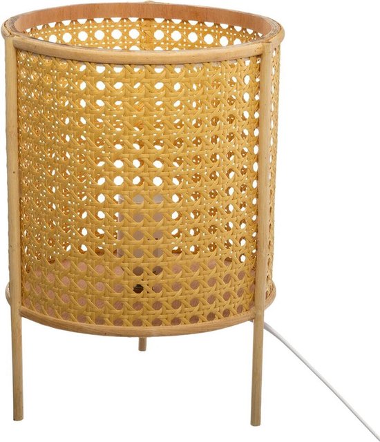 Stevige Bamboe Kruk Badkamerkruk 30x30x43 cm - Bruin/Zwart - Merkloos