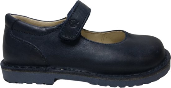 Naturino velcro riempje effen lederen ballerina Enna Navy mt 24