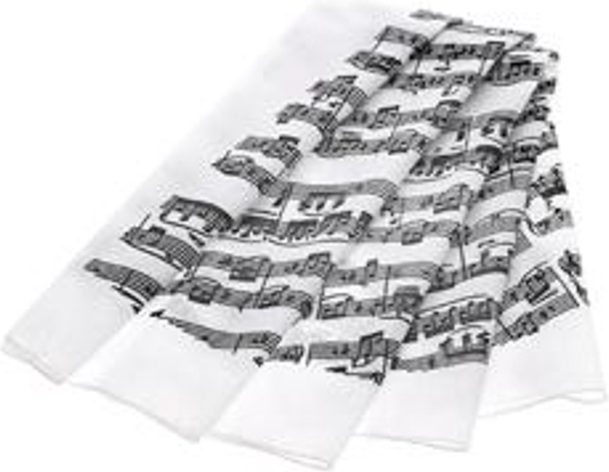 Bandana met muziekmotief