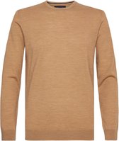 Profuomo - Pullover Merino O-Hals Beige - L - Slim-fit