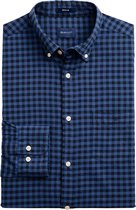 Gant Overhemd Buffalo Check Blauw  Heren maat XL