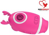 Rendier Vibrator Deluxe | 3 in 1 vibrator | Trillen | Zuigen | Likken | Kerst |  Clit vibrator | Tong vibrator | Luxe uitvoering | Hoge kwaliteit