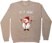 Kersttrui Let it snow! | 7-8 jaar