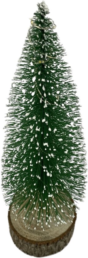 Tafel kerstboom met LED verlichting van Naturn Christmas | ø 8 x 25 cm |  Decoratieve... | bol.com