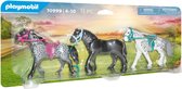 PLAYMOBIL Country 3 paarden: het Friese paard. de Knabstrupper & de Andalusiër - 70999