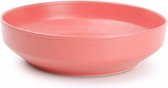 Diep bord 22xH5,5cm melon red Glamm (Set van 4)