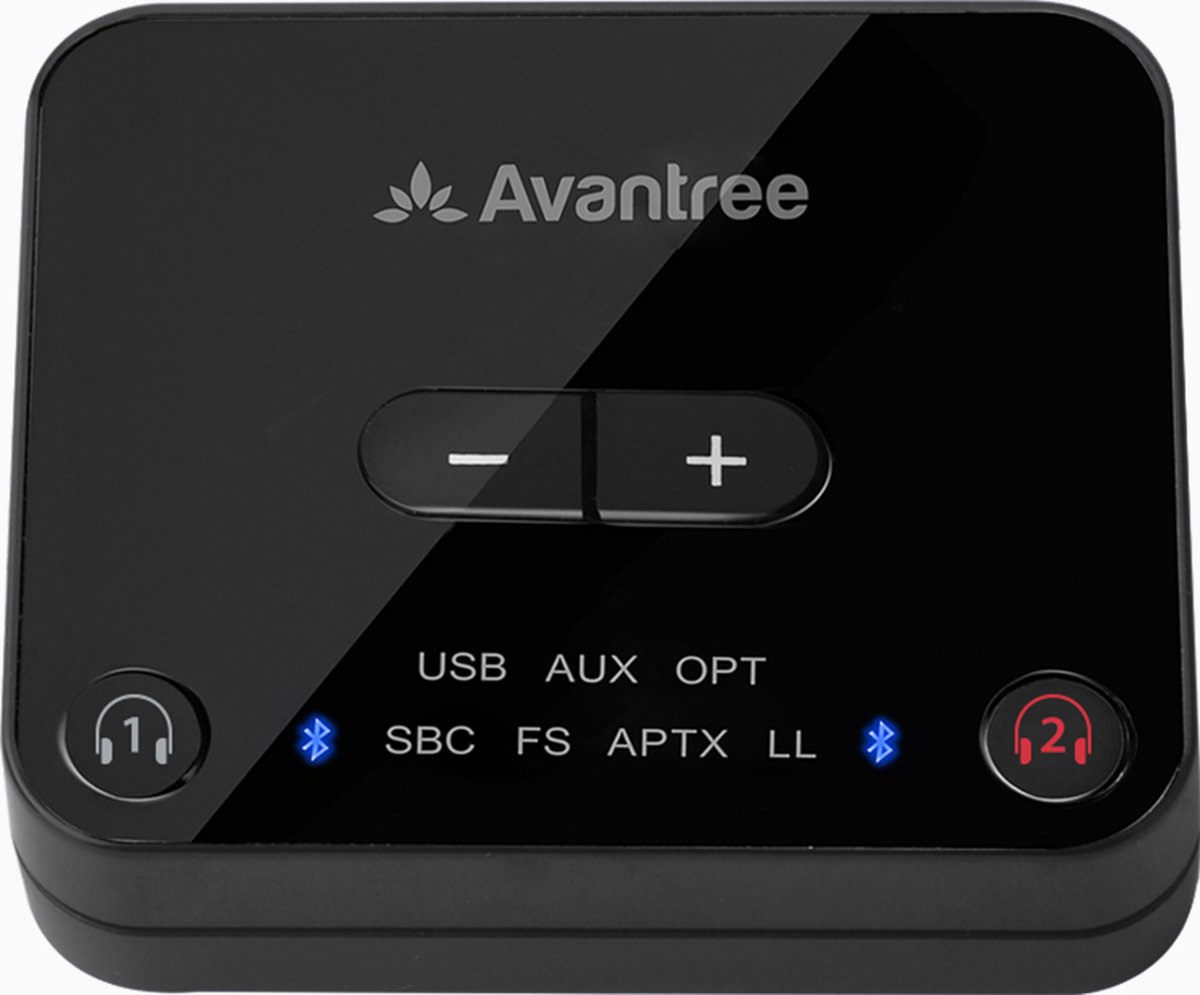 Avantree - D4169 Dual Bluetooth 5.0 Bluetooth Over & In Ear sans