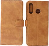 Huawei P30 Lite Hoesje - Book Case Telefoonhoesje - Kaarthouder Portemonnee Hoesje - Wallet Case - Bruin