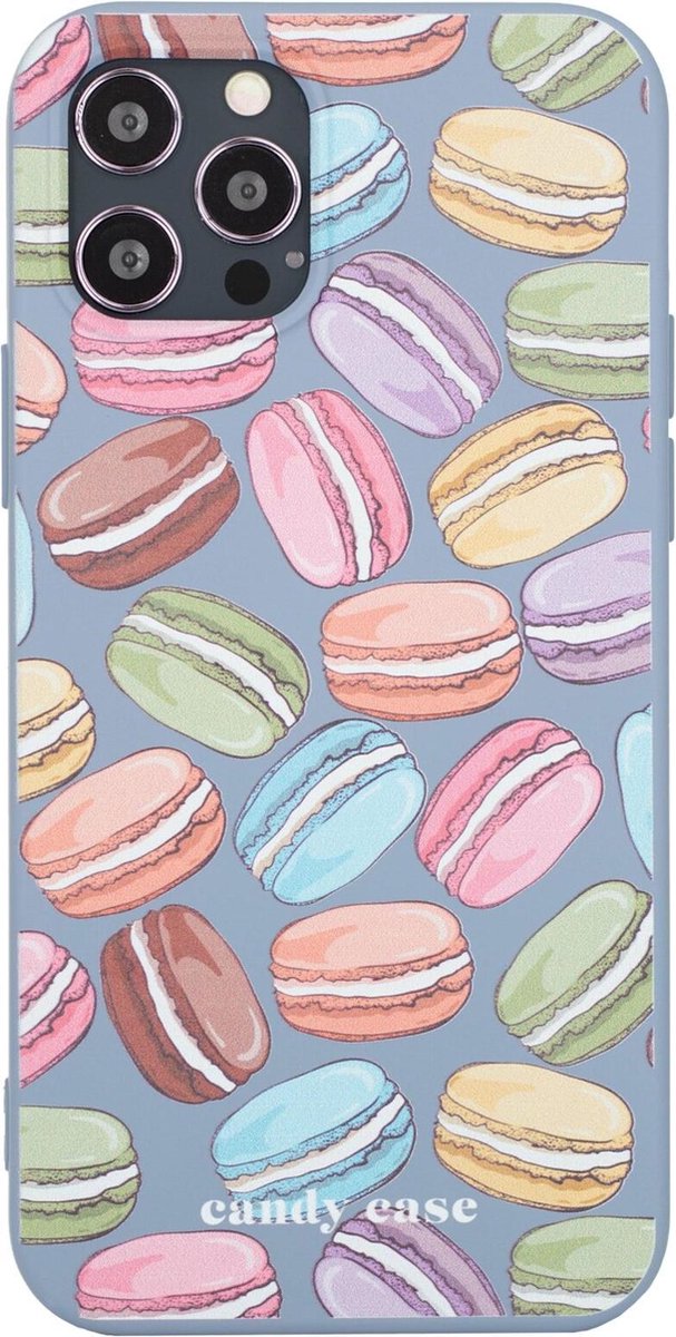 Candy Macaron lila iPhone hoesje - iPhone 12 pro max