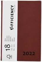 Zakagenda 2021-2022 18 maand efficiency 7d2p bruin a6