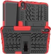 Rugged Kickstand Back Cover - iPad Mini 6 (2021) Hoesje - Rood