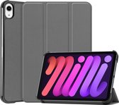 Tri-Fold Book Case - iPad Mini 6 (2021) Hoesje - Grijs