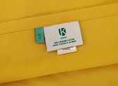 Kepri Hoeslaken - Tweepersoons - Percale Katoen - Yellow Wheat - Duurzaam - 400TC - 160 x 200 cm
