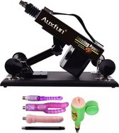 Pakket René Seksmachine Auxfun®  Basic Sex machine Met diverse opzetstukken!