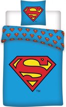 Superman dekbedovertrek blauw / 1-persoons