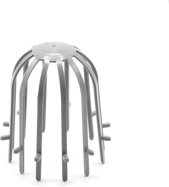 Dakgootbeschermer - Grijze bladvanger Ø60-75mm