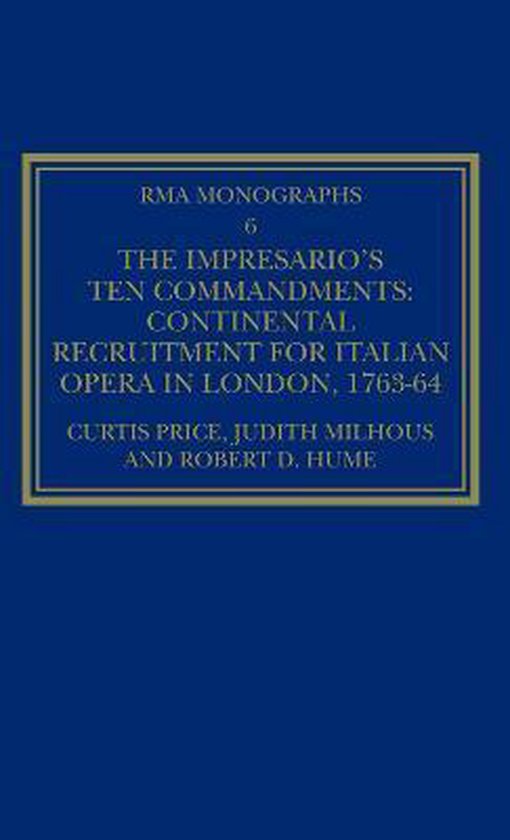 The Impresario's Ten Commandments
