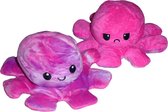 Omkeerbare Knuffel Octopus 'Pastel en Hardroze' (92220)