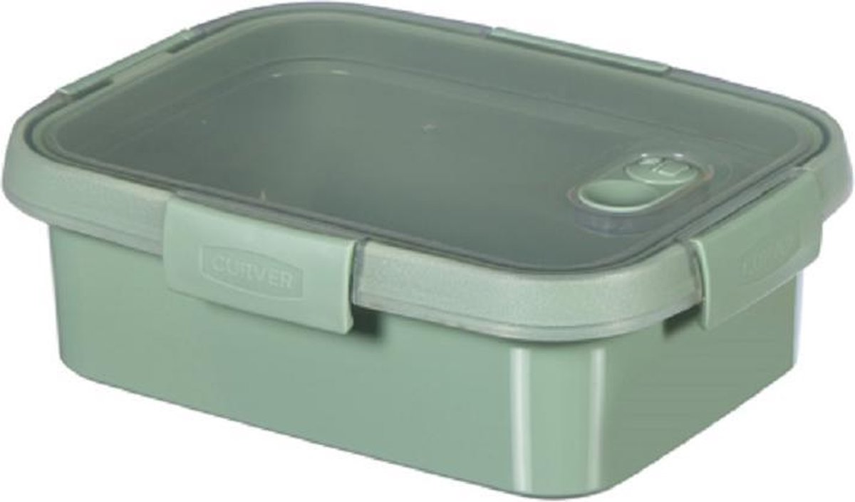 Curver Smart-T- Go-Eco - Lunchbox - 1L + Bestekset - (Set van 2) en Yourkitchen E-kookboek