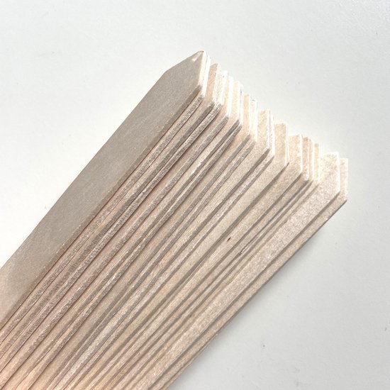 arricraft 15 stuks grappige plantenlabels, houten