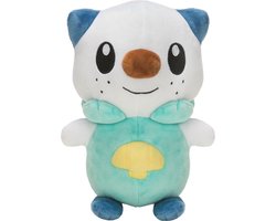 Pokémon Knuffel Oshawott Junior 20 Cm Pluche Groen/wit