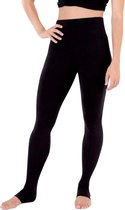 Premium Dames Lange Legging | Extra Lange Legging | Zwart - S | bol