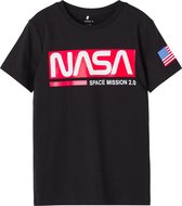 NAME IT NKMNASA ACTON SS TOP BOX NAS Jongens T-shirt - Maat 122-128