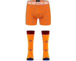 Ton Sur Ton - Willem - Koningsdag outfit - Koningsdag kleding - Nederlands Elftal - Ons Oranje - WK voetbal - EK Voetbal - Matchende sokken en onderbroeken! - M/43.5-47 Ton Sur Ton - Willem - Koningsdag outfit - Koningsdag kleding - Nederlands Elftal - Ons Oranje - WK voetbal - EK Voetbal - Matchende sokken en onderbroeken! - M/43.5-47