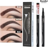 Basila® Microblading Eyebrow Tattoo Pen - #1 Bruin - Waterproof Waterdicht Wenkbrauw Pen