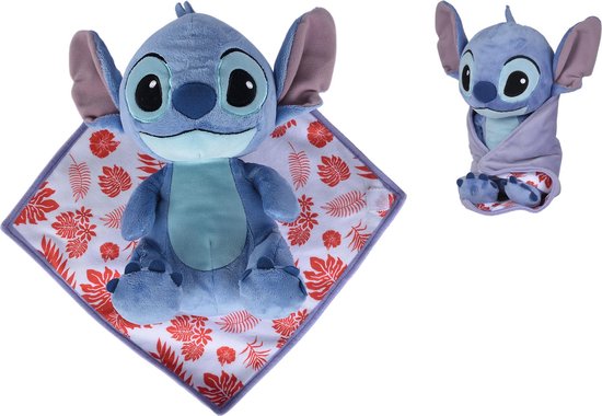 Disney - Lilo & Stitch - Blankee Stitch - Pluche - 25 cm - Alle leeftijden - Knuffel - Simba