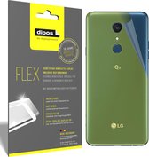 dipos I 3x Beschermfolie 100% compatibel met LG Q9 Rückseite Folie I 3D Full Cover screen-protector