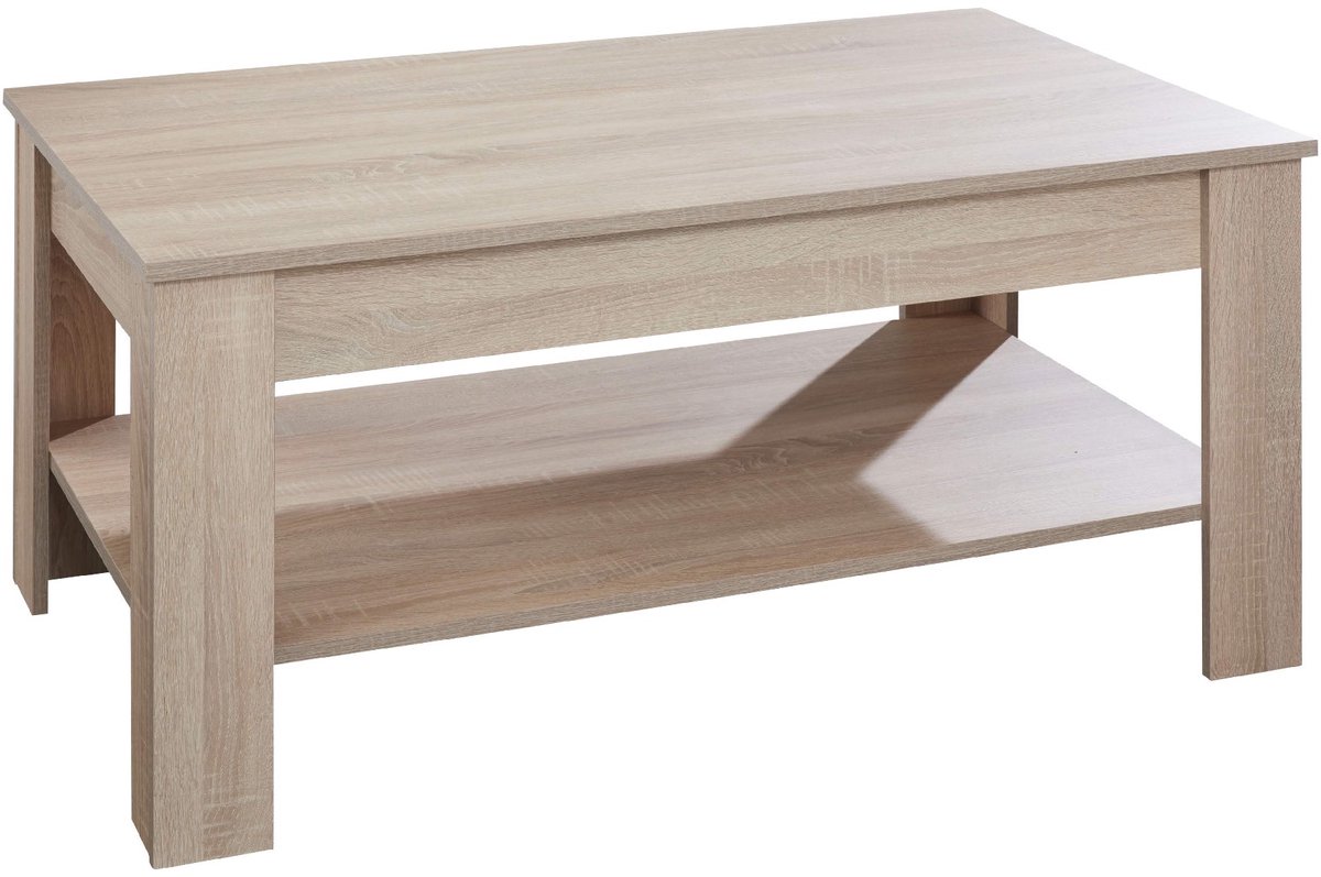 Trendteam Universele salontafel, hout, 110 x 49 x 67 cm 110 x 49 x 67 cm - Eiken