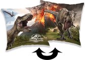 Jurrasic World (2 Zijden) Sierkussens - Kussen - 40 x 40 inclusief vulling - Kussen van Polyester - KledingDroom®