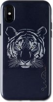 Apple iPhone X/10 Hoesje - Wilma - Midnight Shine Serie - Eco Friendly Backcover - Tigress Black - Hoesje Geschikt Voor Apple iPhone X/10
