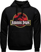 Jurassic Park - Logo Black Hoodie XXL
