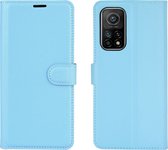 Xiaomi Mi 10T Hoesje - Mobigear - Classic Serie - Kunstlederen Bookcase - Blauw - Hoesje Geschikt Voor Xiaomi Mi 10T