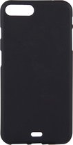 Apple iPhone 7 Plus Hoesje - Mobigear - Color Serie - TPU Backcover - Zwart - Hoesje Geschikt Voor Apple iPhone 7 Plus