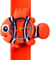 Vis horloge met een slap on bandje