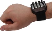 Magneet armband in plaats van een magneetbak voor spijkers, schroeven, bits enz.