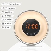 Slaaptrainer Wake-up Light – 2 stuks - Rustgevende Wekkerradio – Slaaphulp